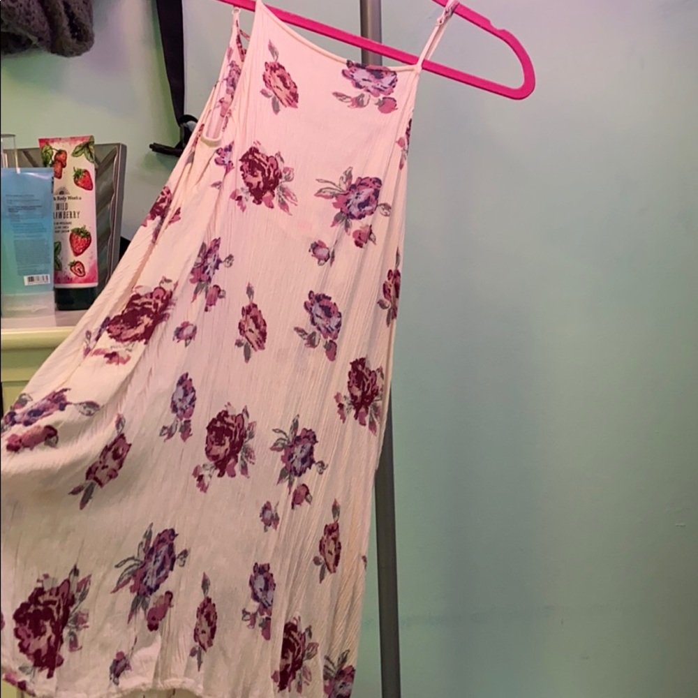 fun backed sundress! flowery